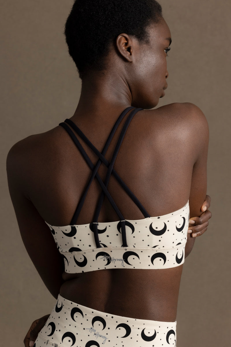 Criss-Cross Bra Print | Hey Honey Yoga & Active Wear