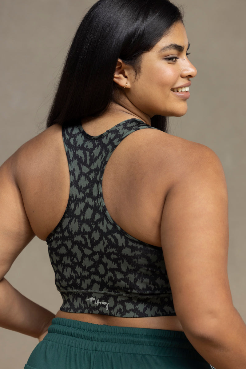 Bra Safari Pine | Hey Honey Yoga & Active Wear