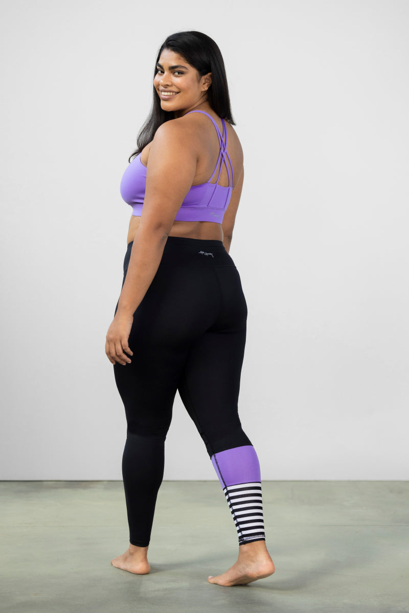Criss-Cross Bra Violet | Hey Honey Yoga & Active Wear