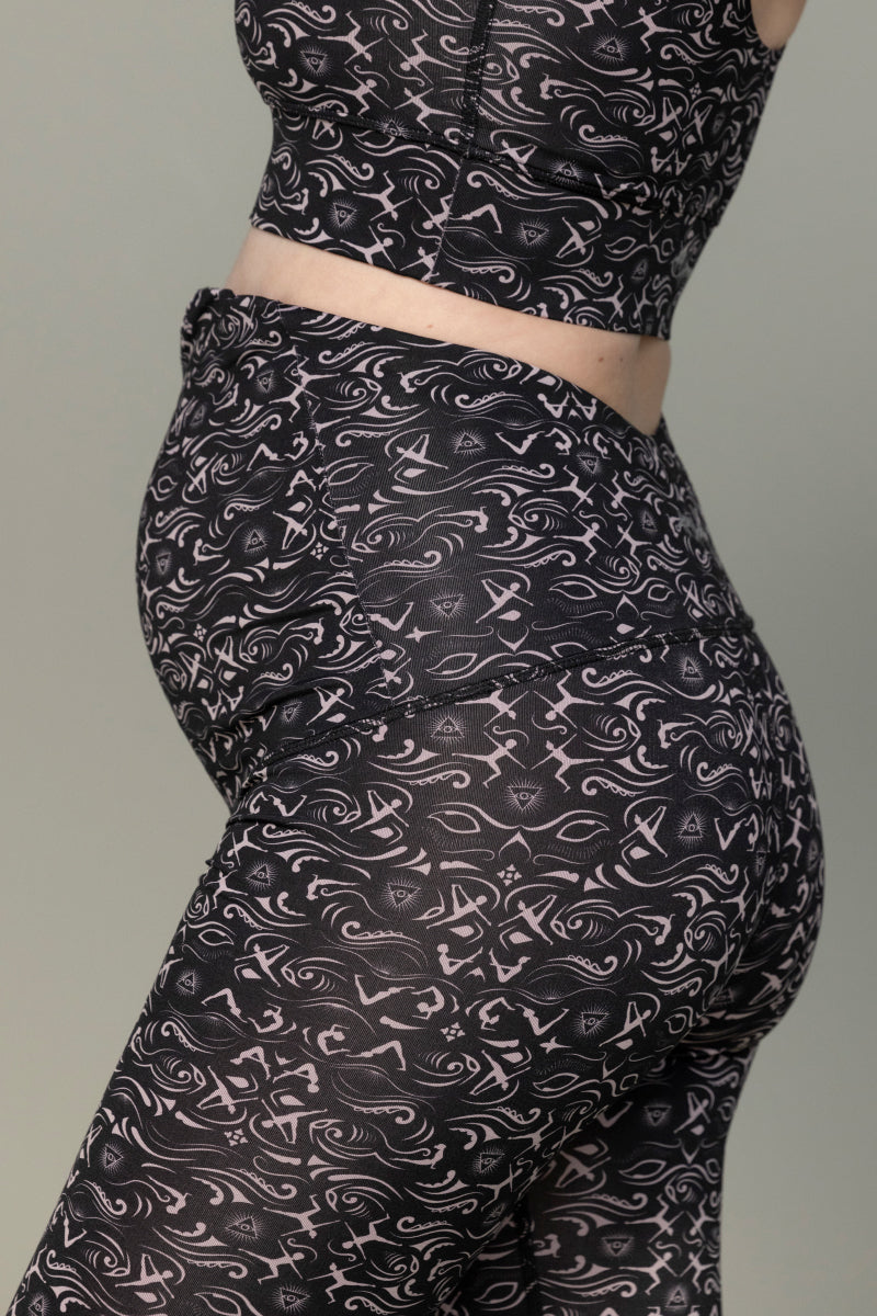 Maternity Leggings Samadhi Black | Hey Honey Yoga & Active Wear
