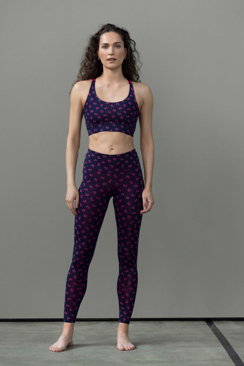 Leggings Print Bows | Hey Honey Yoga & Active Wear