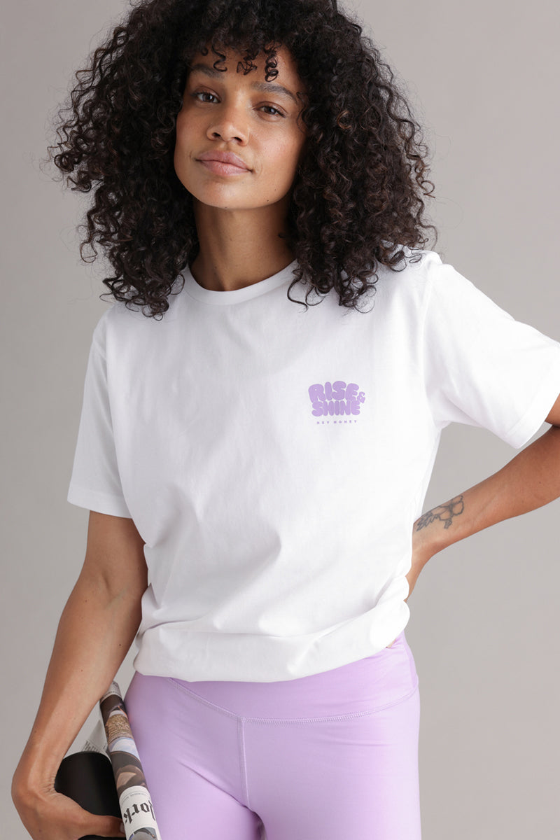 T-Shirt Moon White | Hey Honey & Active Wear