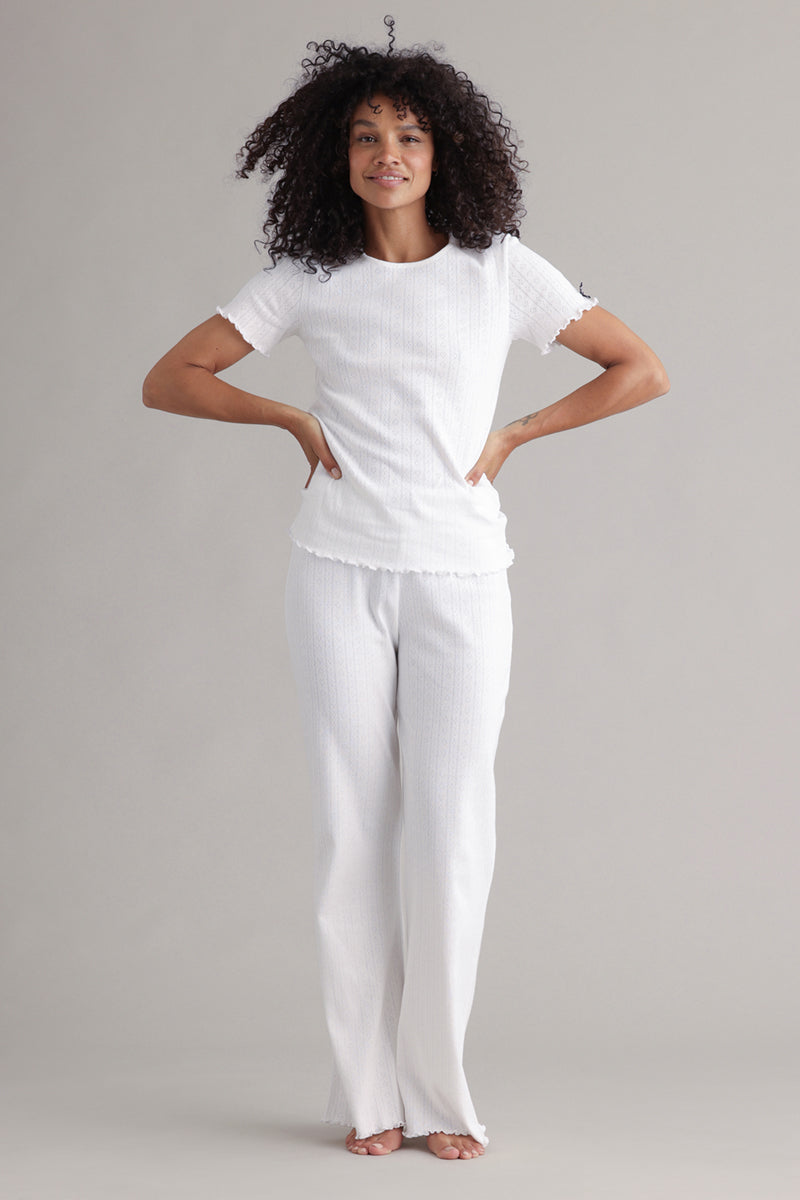 Pointelle Shirt Set | Hey Honey & Active Wear