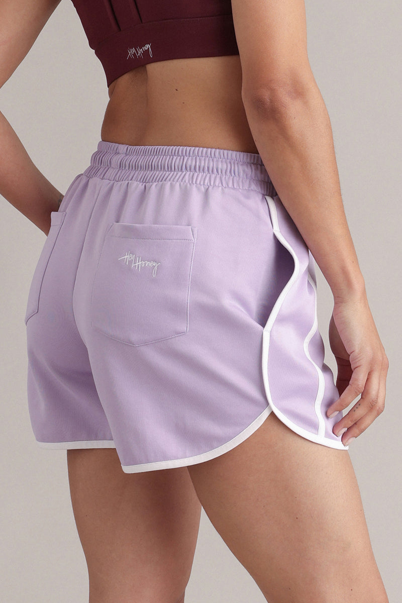 Trackshorts Lilac Breeze | Hey Honey & Active Wear