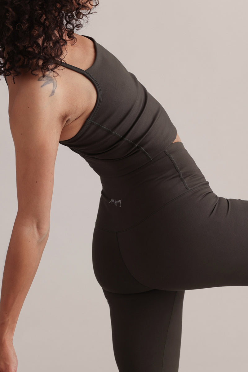 Cropped High-Waist Leggings Always Dressed Forest Night | Hey Honey & Active Wear