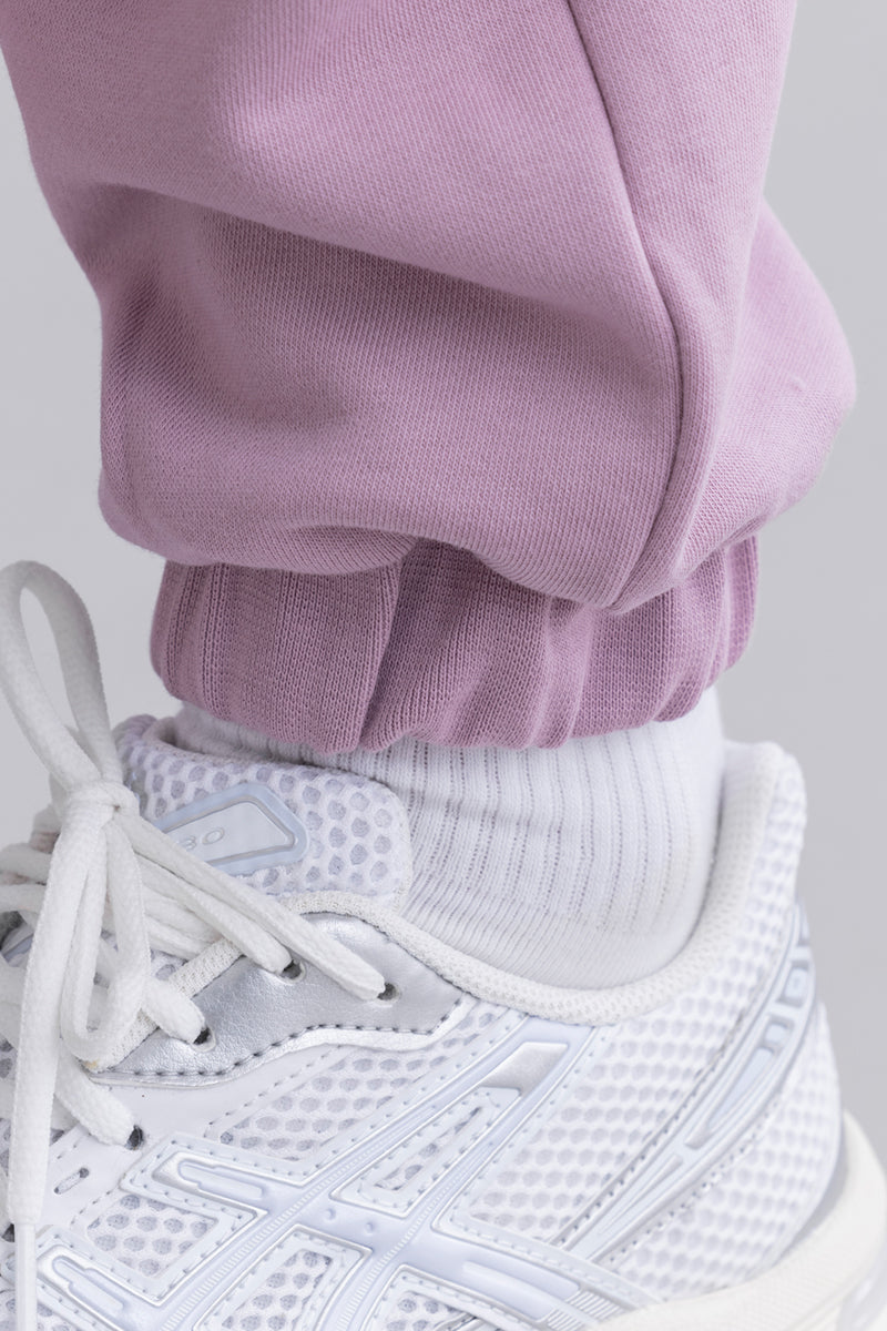 Cuff Sweat Pants Mauve | Hey Honey & Active Wear