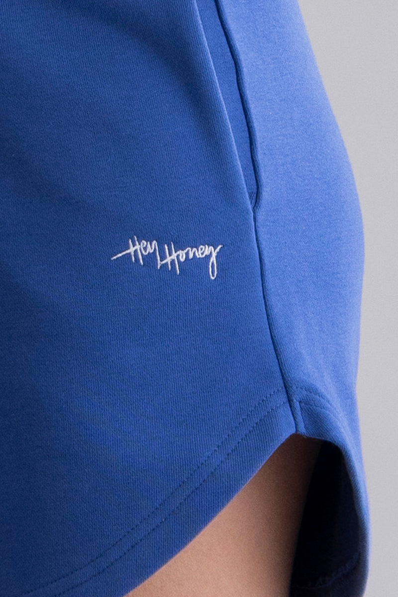Boxing Sweat Shorts Royal Blue | Hey Honey & Active Wear