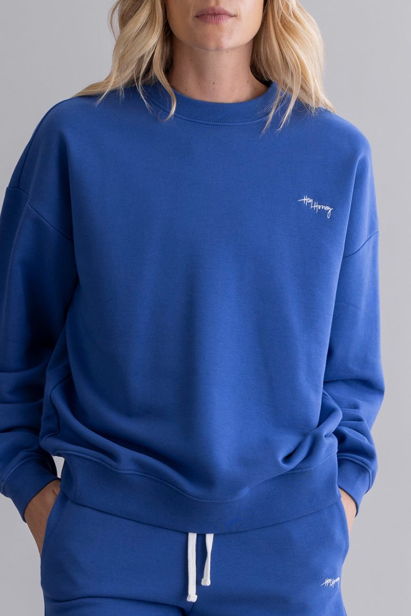 Sweater Royal Blue | Hey Honey & Active Wear