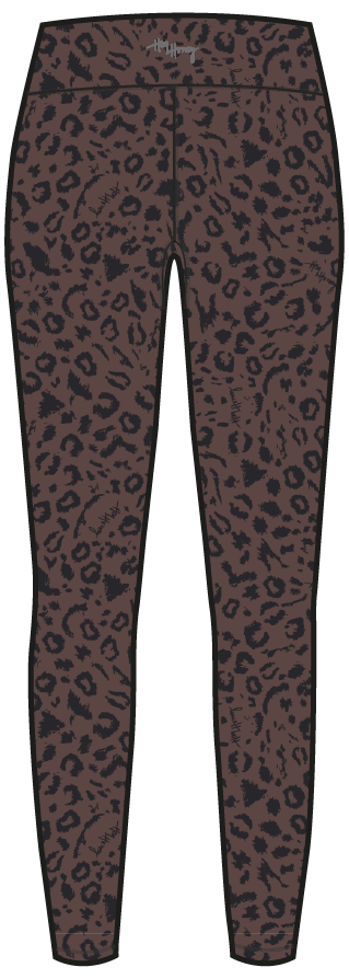 Cropped Leggings Mono Leo Soft Brown | Hey Honey & Active Wear