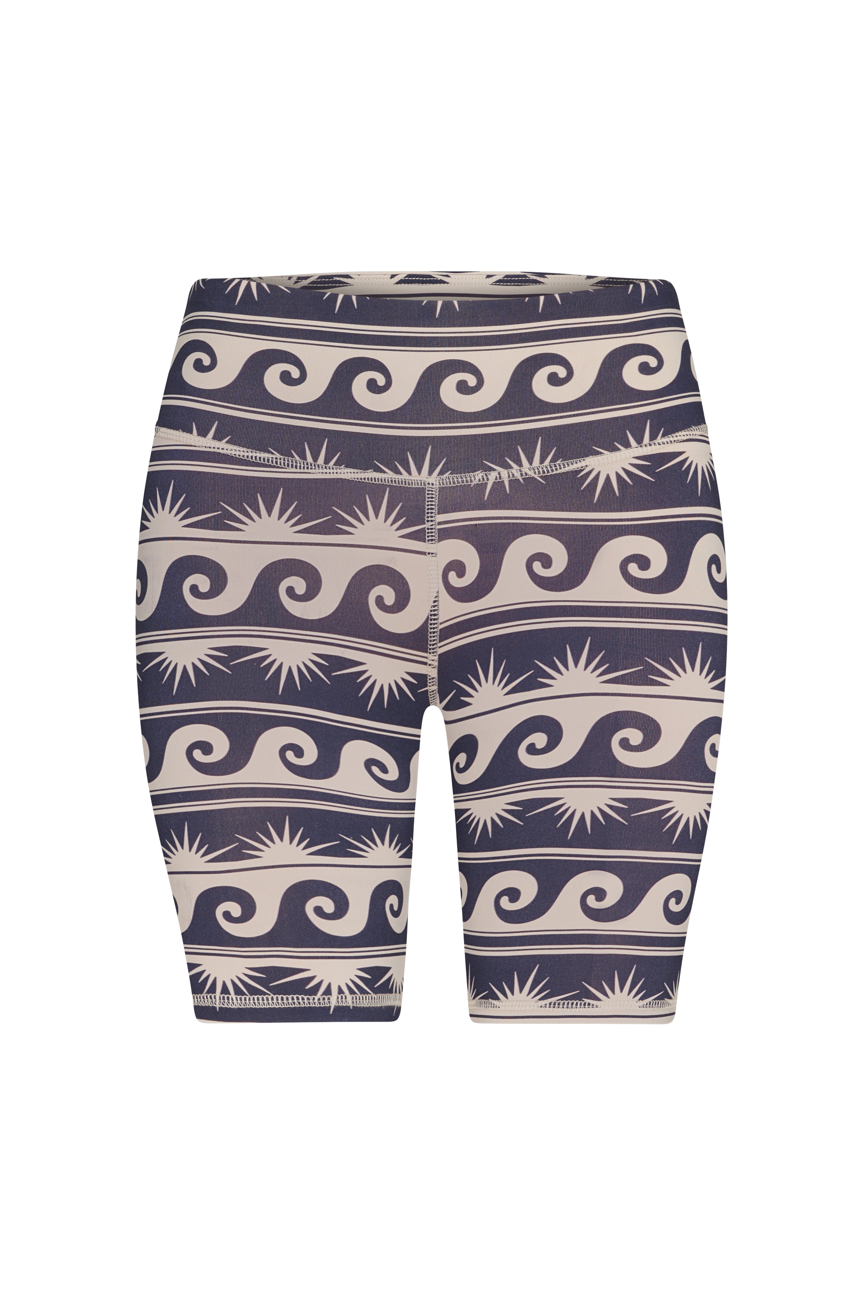 Biker Bluewave | Hey Honey Yoga & Active Wear