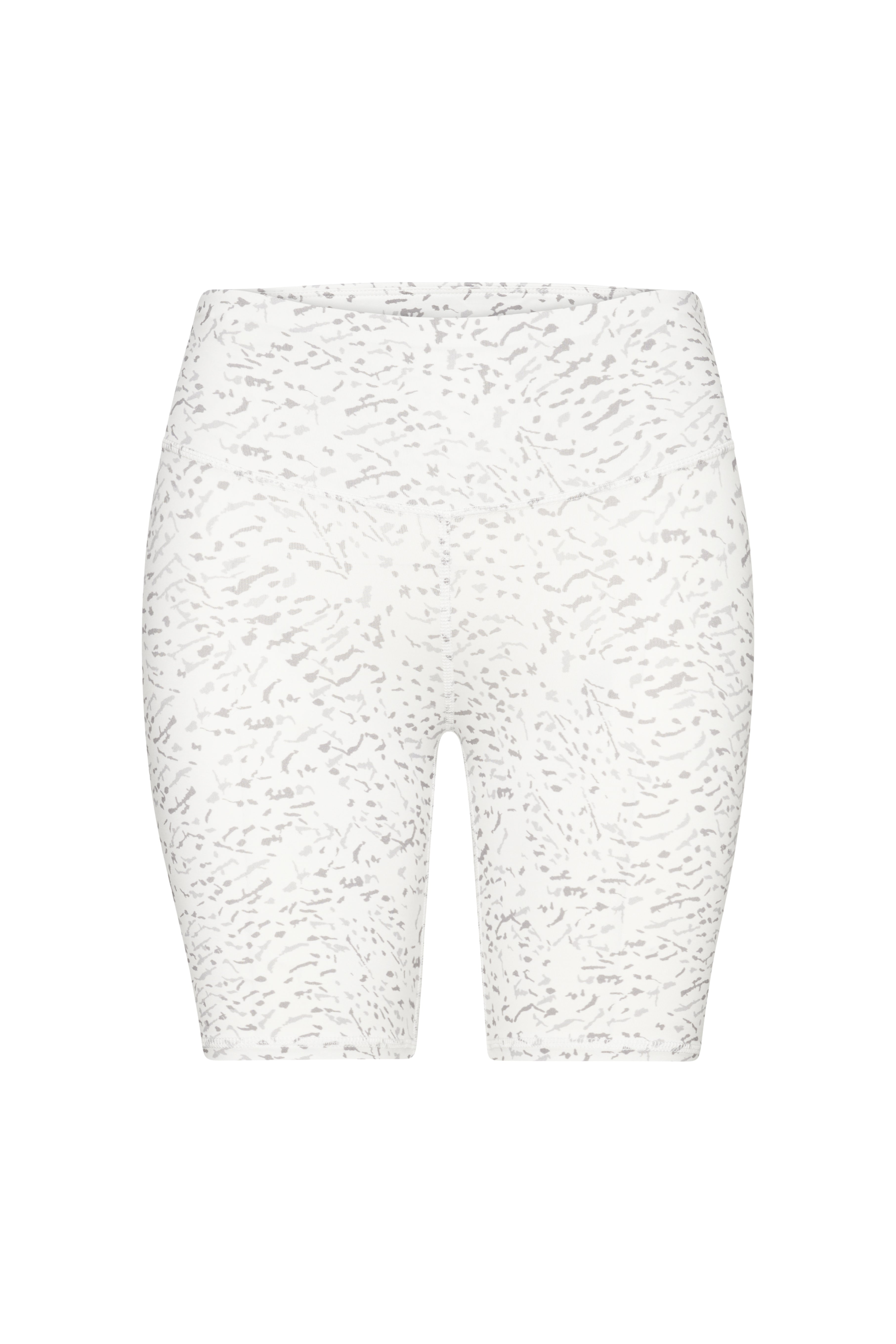 Biker Feather White | Hey Honey Yoga & Active Wear