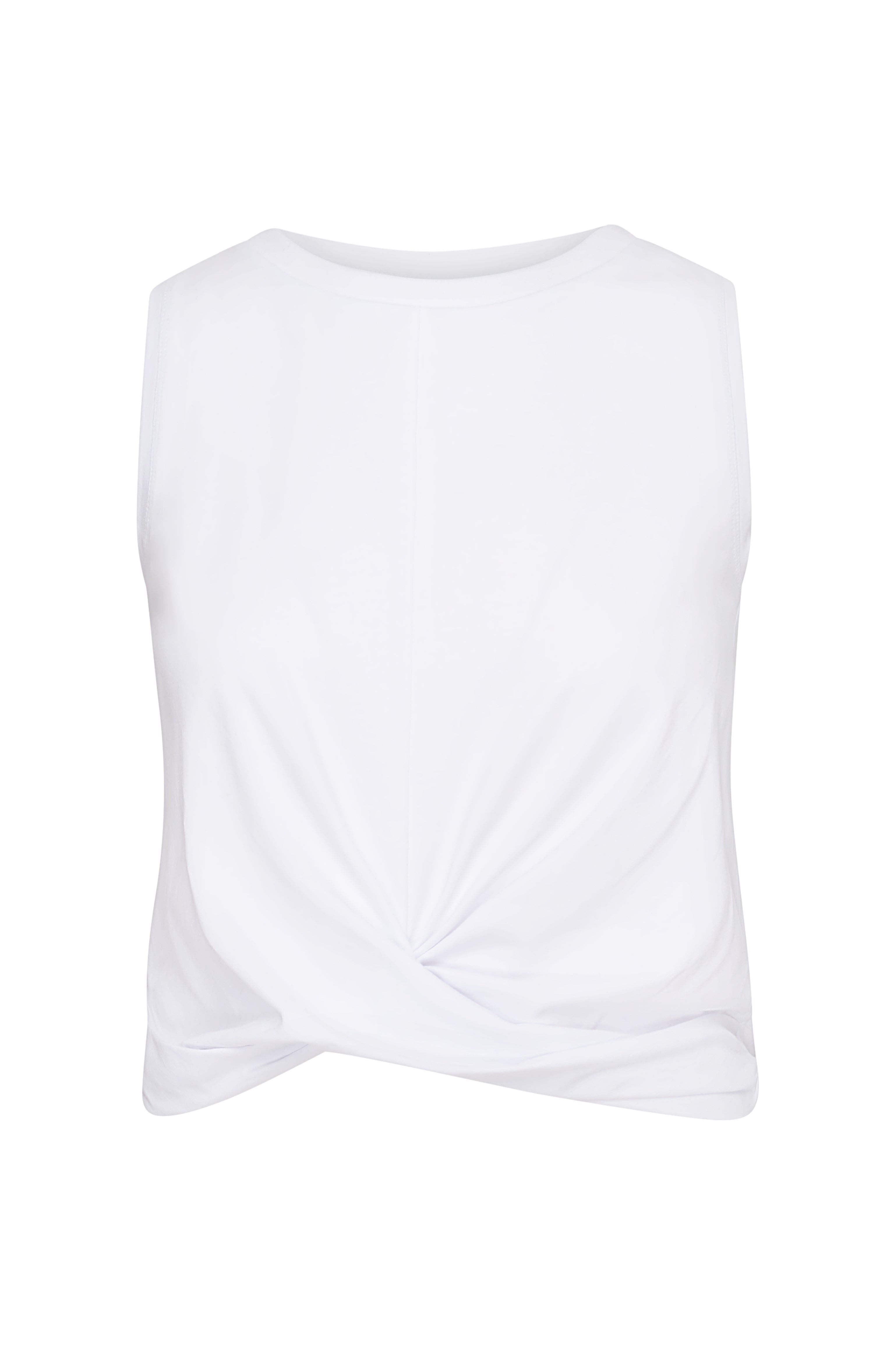 Cropped Top White | Hey Honey Yoga & Active Wear