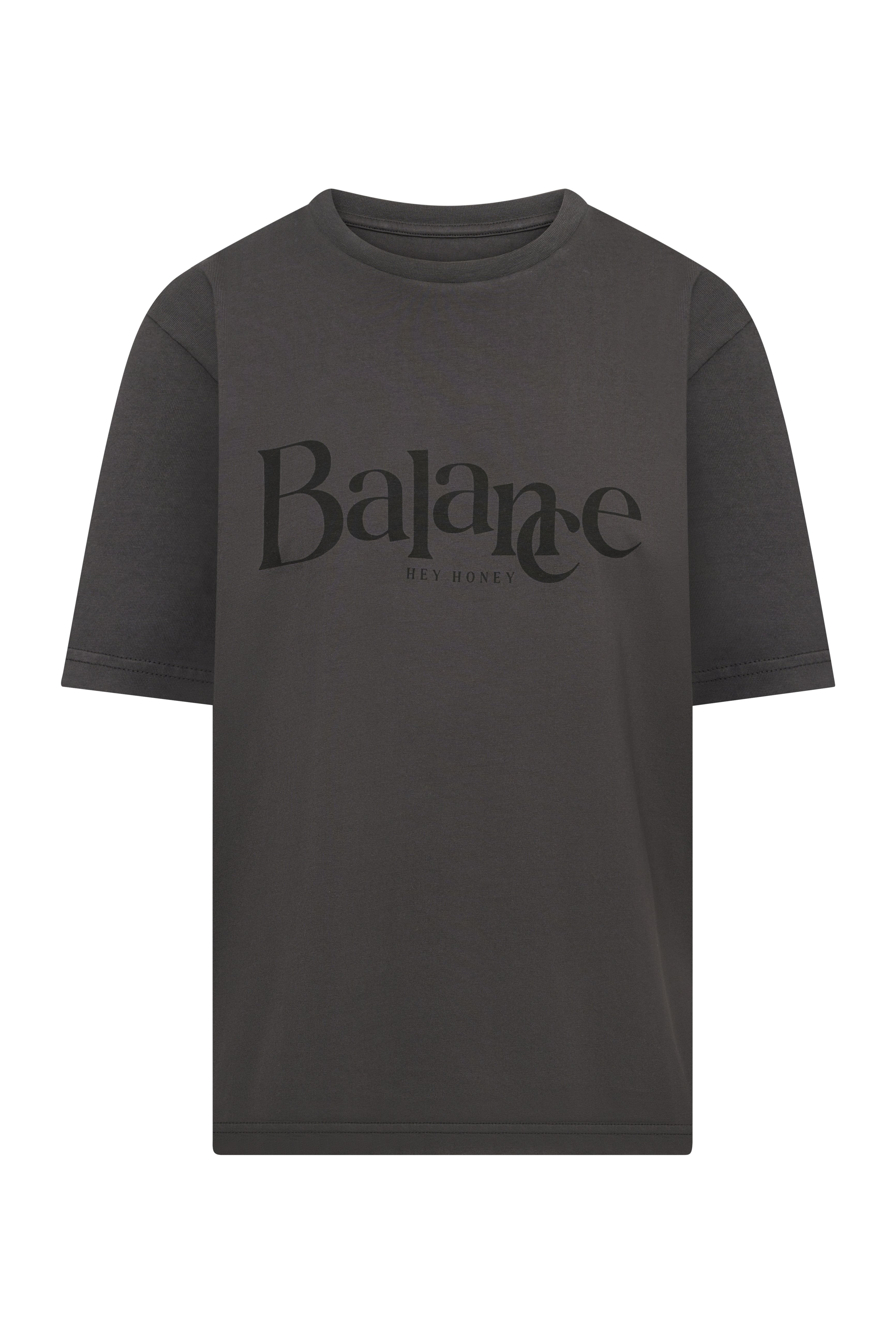 T-Shirt Balance Black Whole | Hey Honey & Active Wear