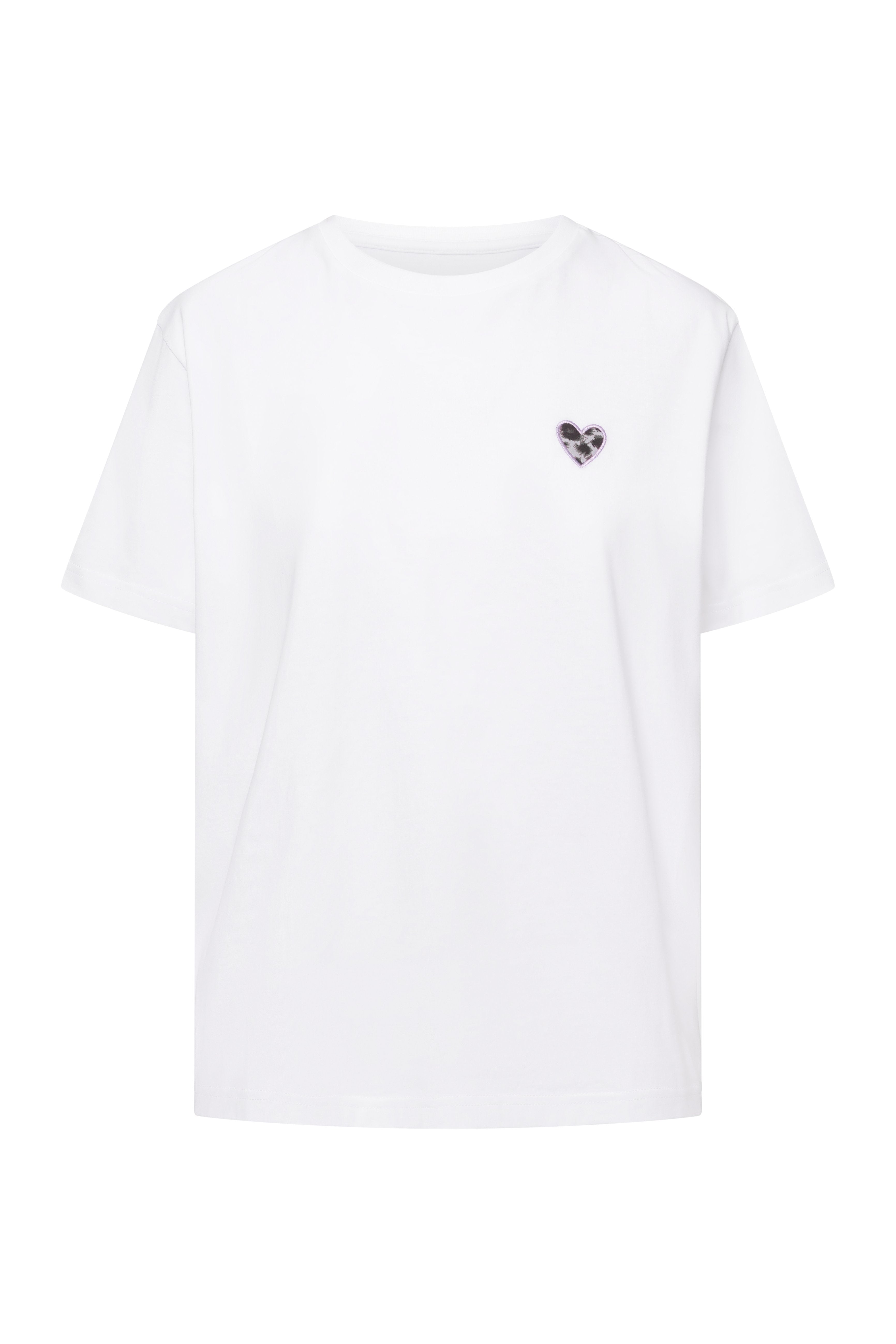 T-Shirt Leo Heart White | Hey Honey & Active Wear