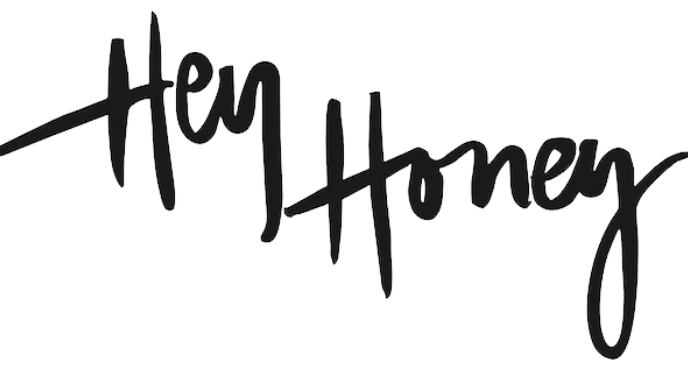 Hey Honey Logo in black