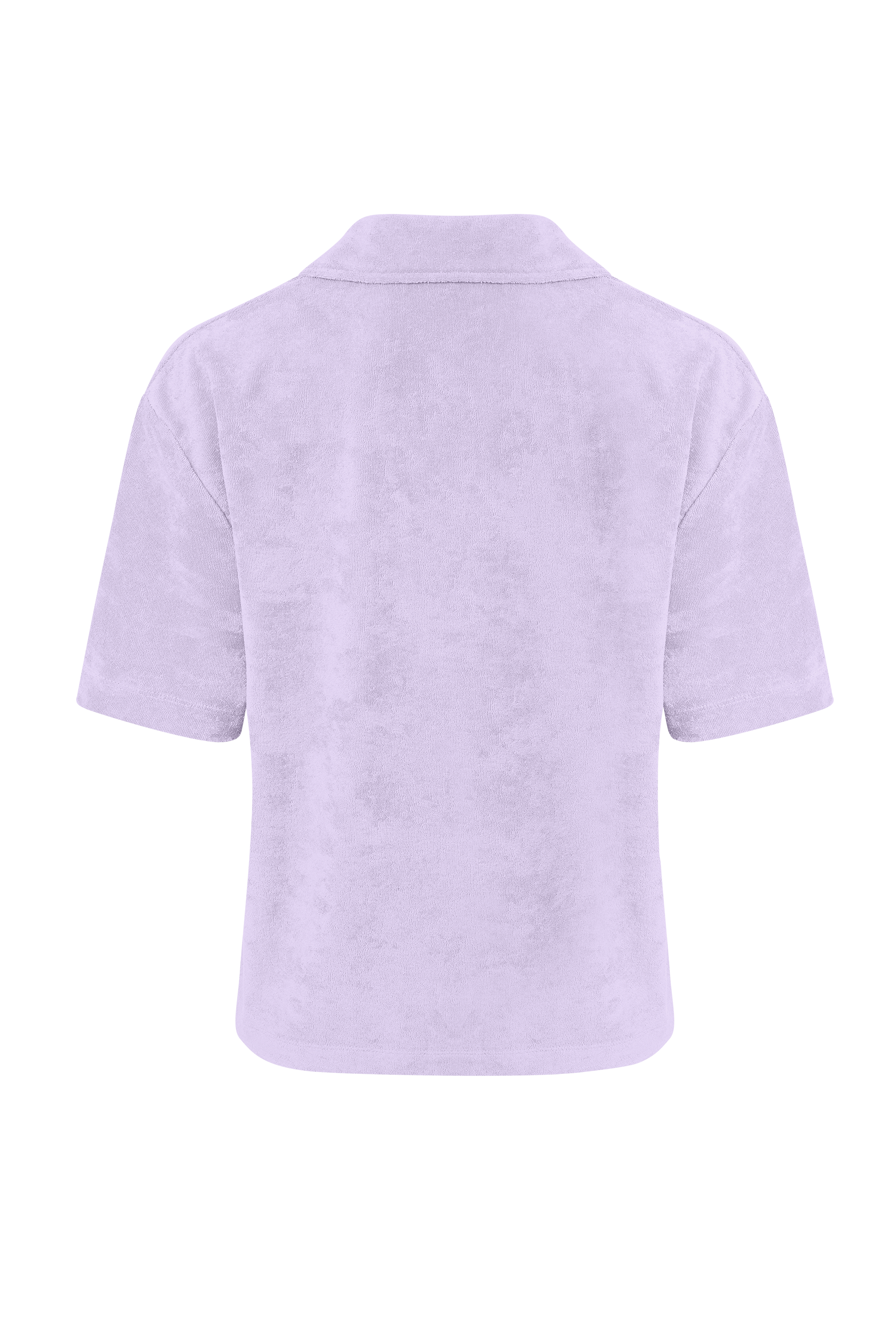 Terry Shirt Polo Lilac | Hey Honey Yoga & Active Wear