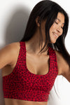 Bra Leo Red | Hey Honey Yoga & Active Wear