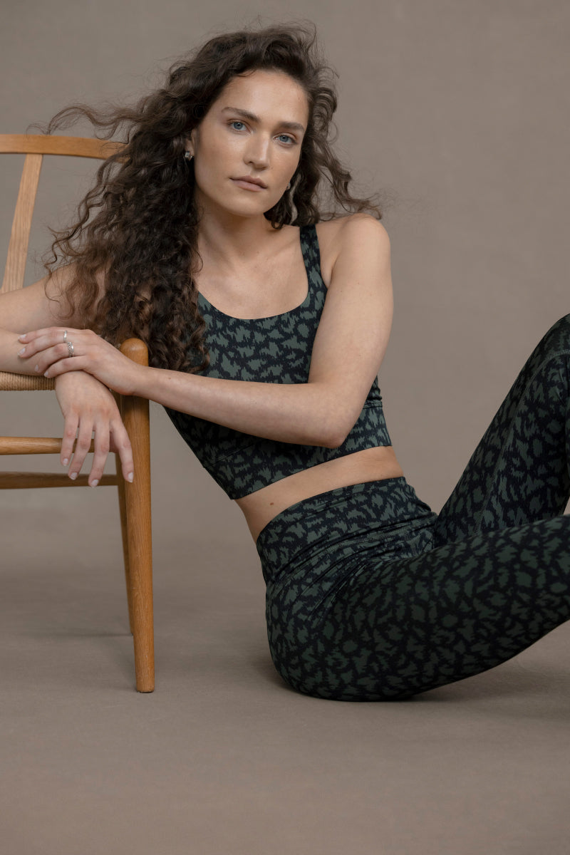 Bustier Safari Pine | Hey Honey Yoga & Active Wear