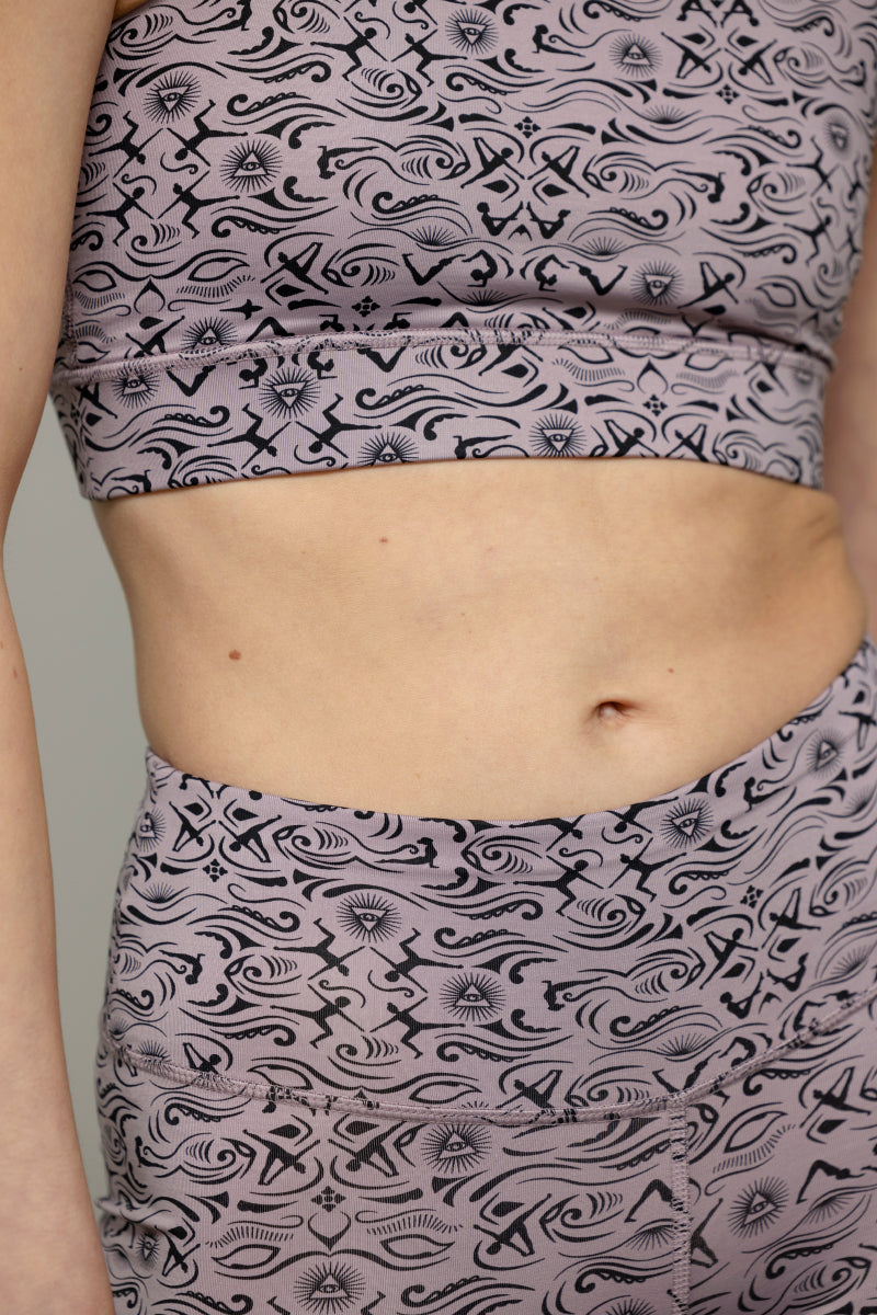 Criss-Cross Bra Samadhi Dove | Hey Honey Yoga & Active Wear
