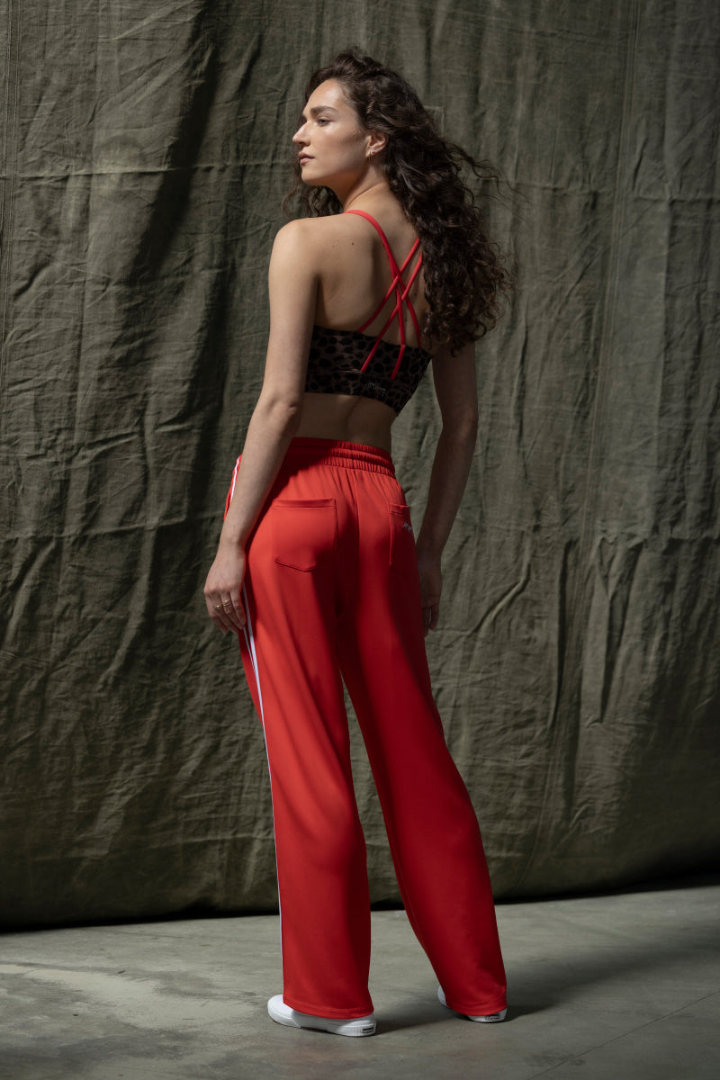 Criss-Cross Bra Leo Cocoa | Hey Honey Yoga & Active Wear