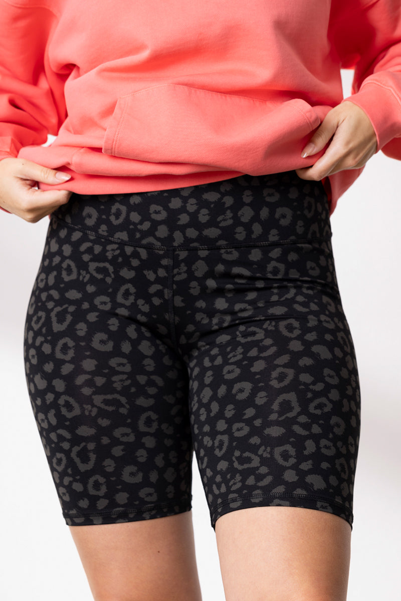 Biker LEO Black | Hey Honey Yoga & Active Wear