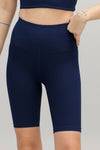 Biker Ribbed Blue Depth | Hey Honey & Active Wear