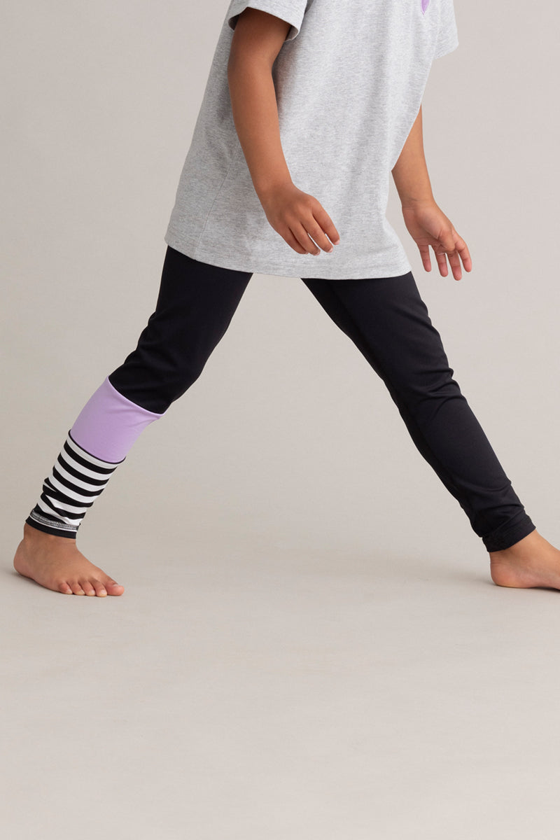 Kids Surf Style Leggings Lilac Breeze | Hey Honey & Active Wear