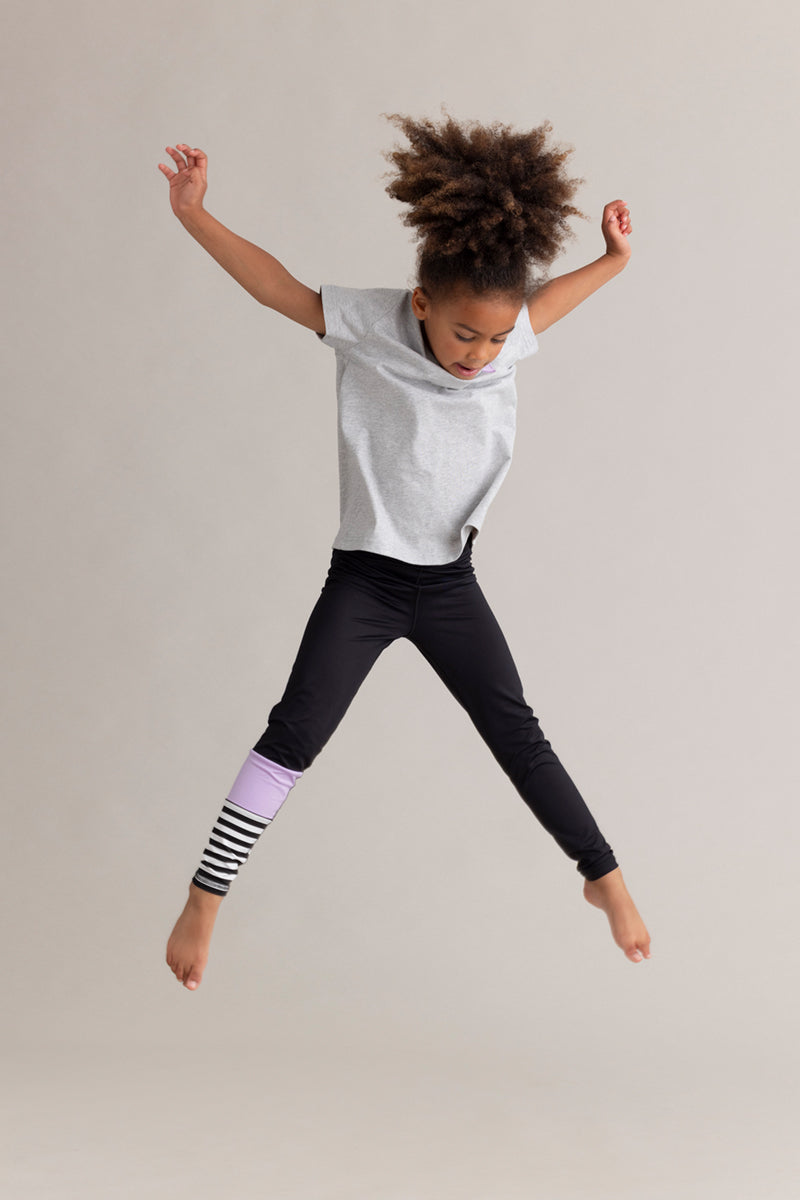 Kids Surf Style Leggings Lilac Breeze | Hey Honey & Active Wear