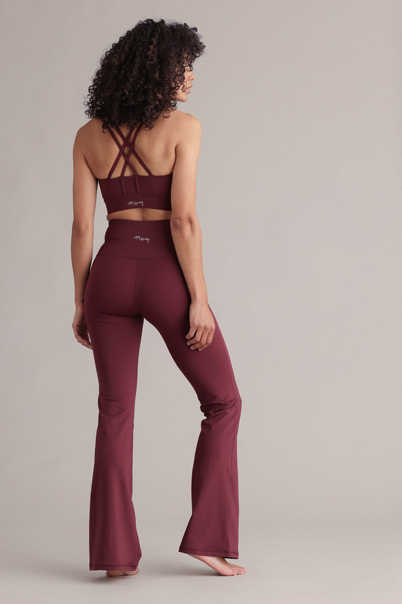 Flared Italian Plum Set | Hey Honey & Active Wear