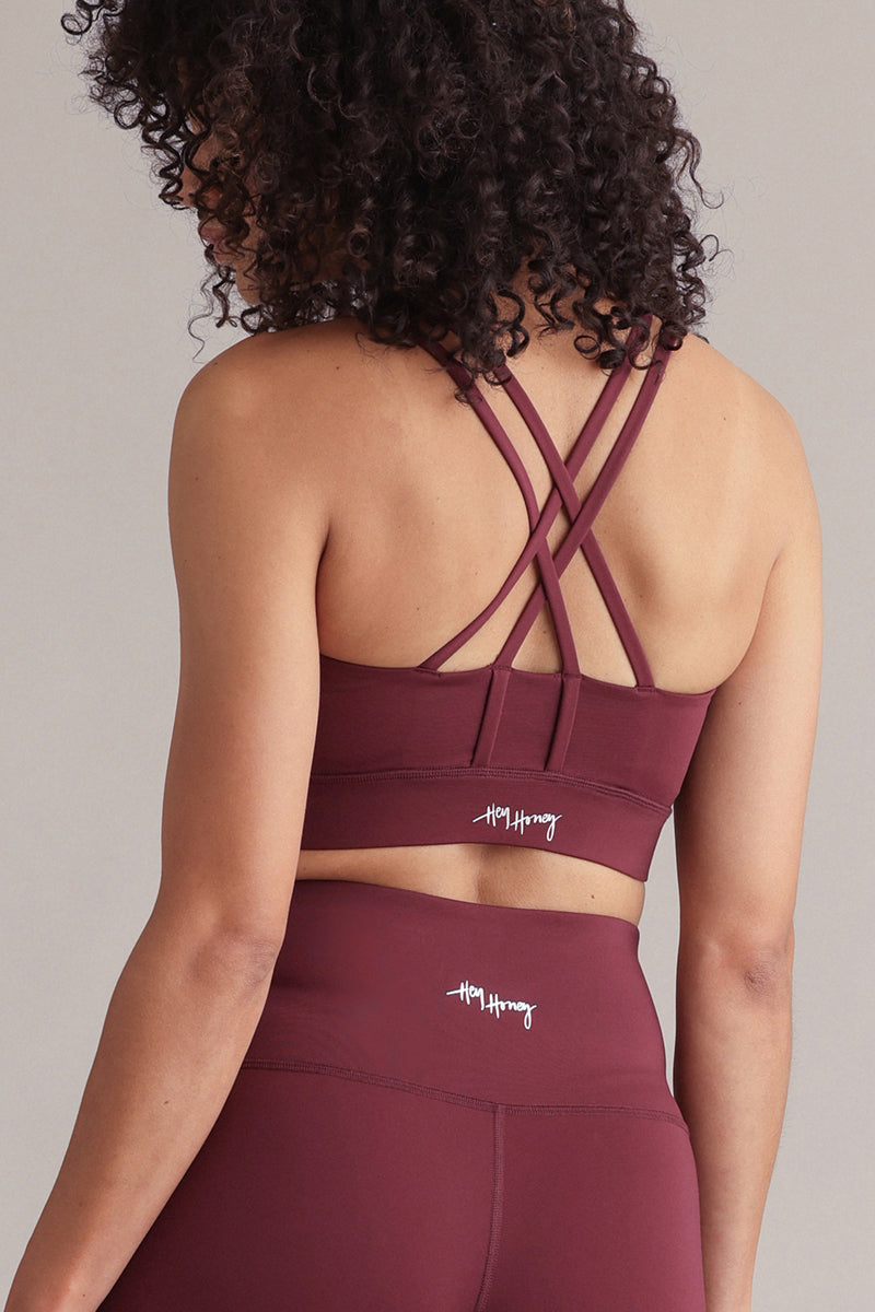 Flared Italian Plum Set | Hey Honey & Active Wear