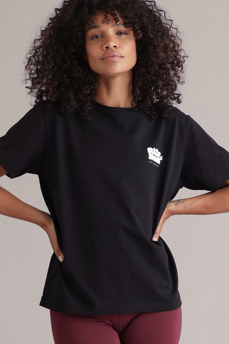 T-Shirt Moon Black | Hey Honey & Active Wear