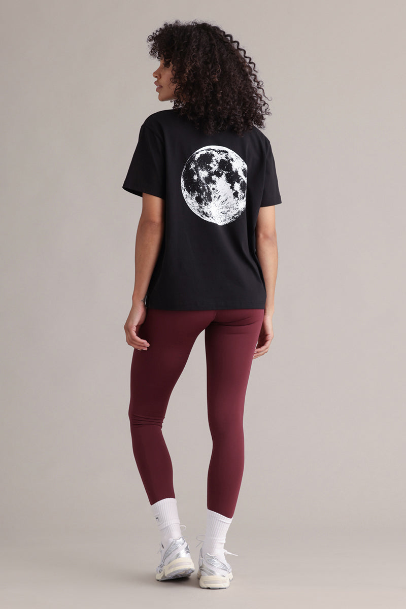 T-Shirt Moon Black | Hey Honey & Active Wear