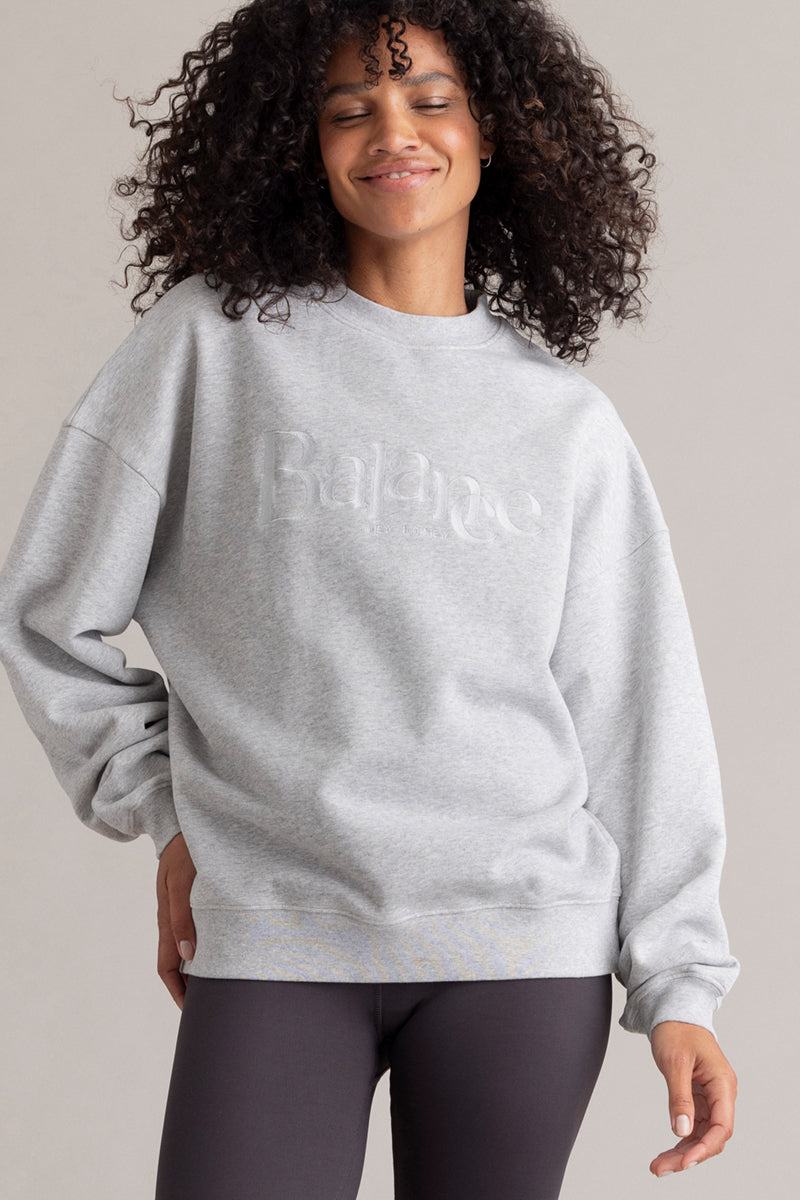 Sweatshirt Balance Grey Melange | Hey Honey & Active Wear