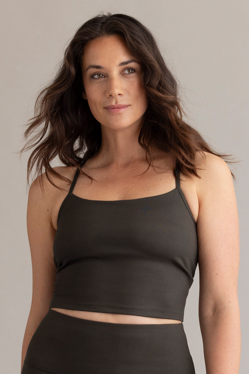 Always Dressed Longline Bustier Forest Night | Hey Honey & Active Wear