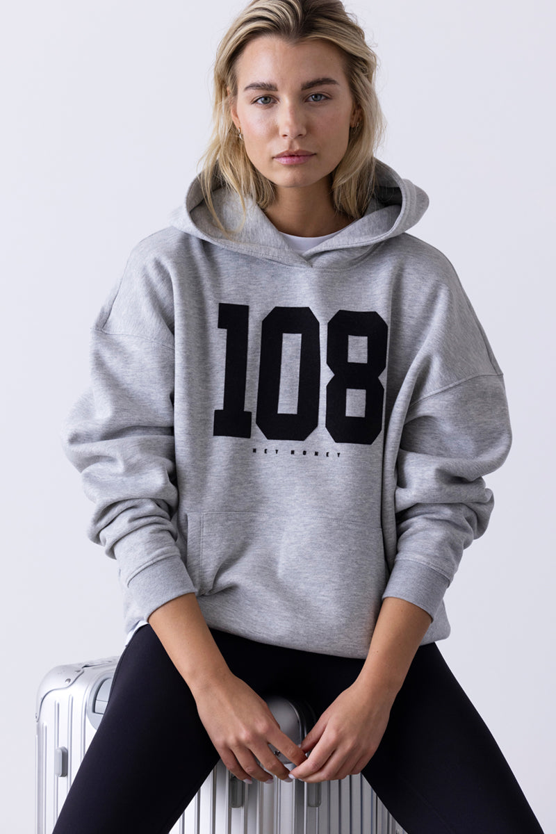 Hoodie Grey Melange 108 | Hey Honey & Active Wear
