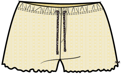 Pointelle Shorts Pastel Yellow | Hey Honey & Active Wear