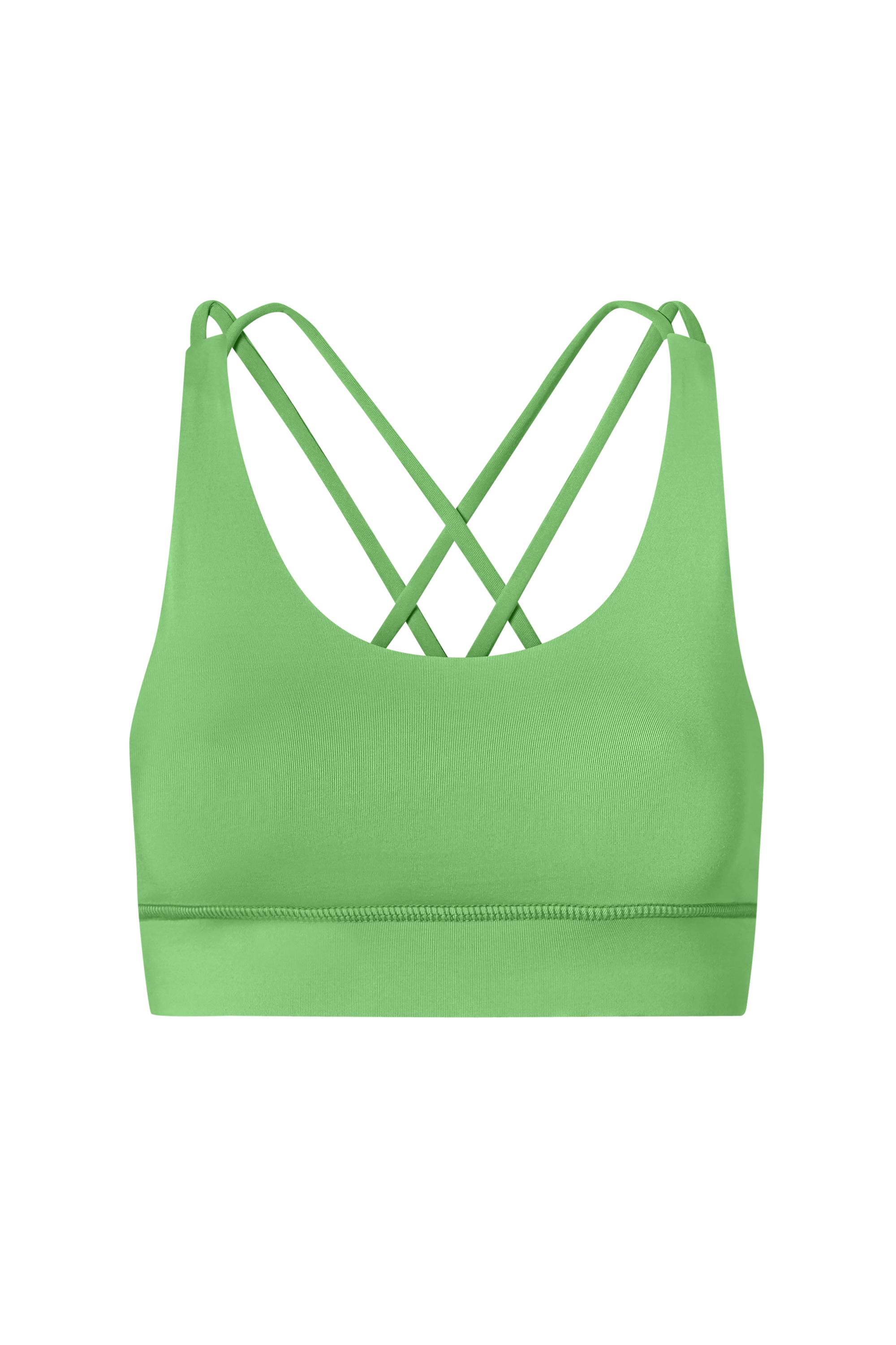 Criss-Cross Bra Summer Green